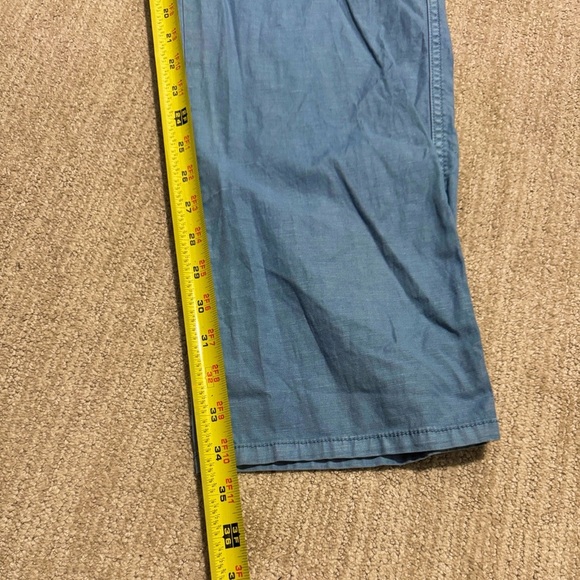 Faherty Blue Pants Men’s Size 42 Stretch Cotton Linen - Picture 10 of 13